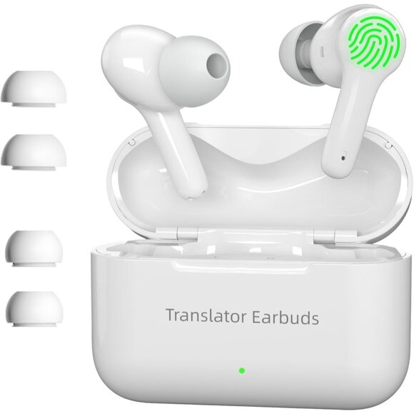 Wooask M6 Translation Earbuds, Translator Earbuds with for 144 Languages and 11 - Picture 1 of 7